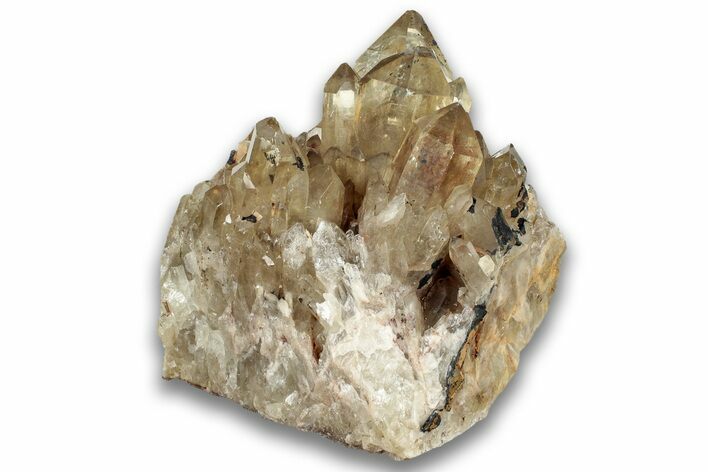 Smoky Citrine Crystal Cluster - Luena, DR Congo #324397